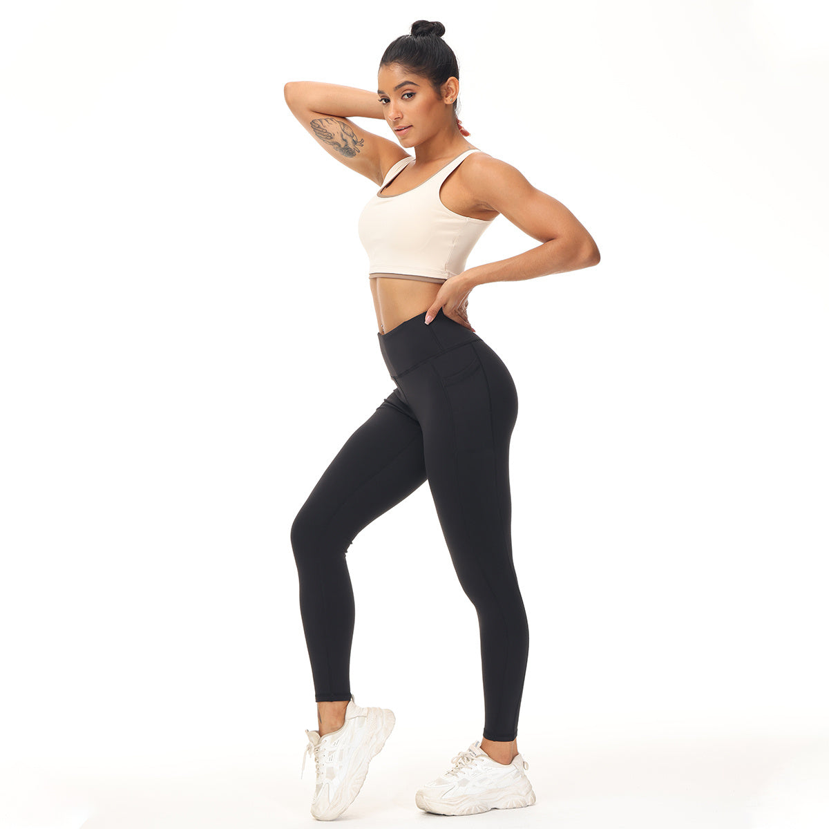 Summer Flat Waist Small Leg Pants